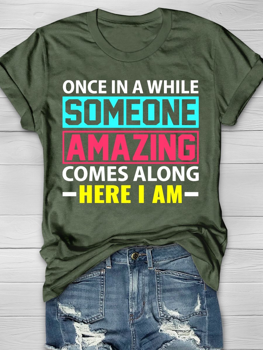 Funny Teacher Print Graphic T-shirts