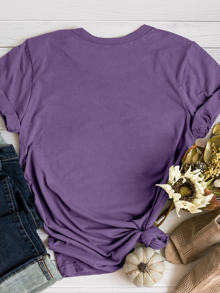 Halloween Teacher Print Graphic T-shirts