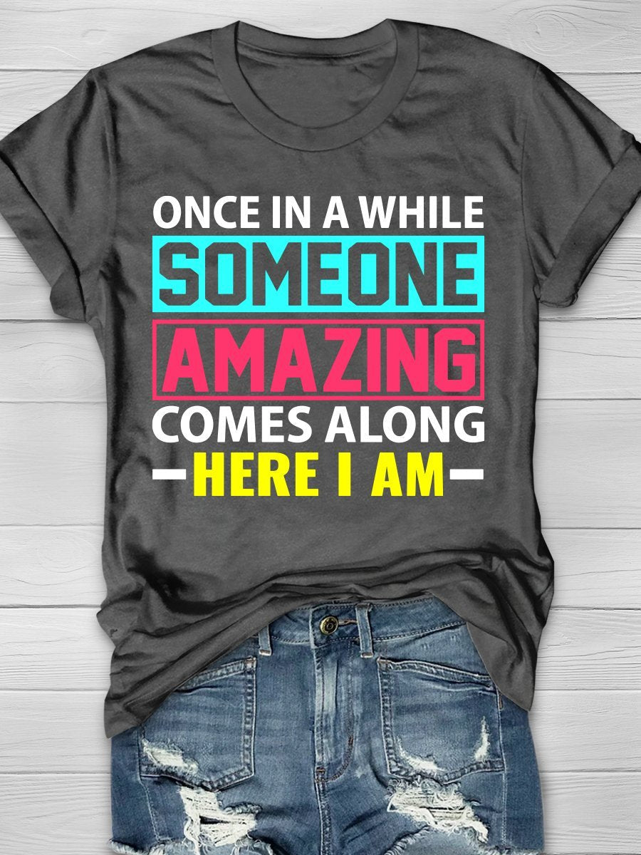 Funny Teacher Print Graphic T-shirts
