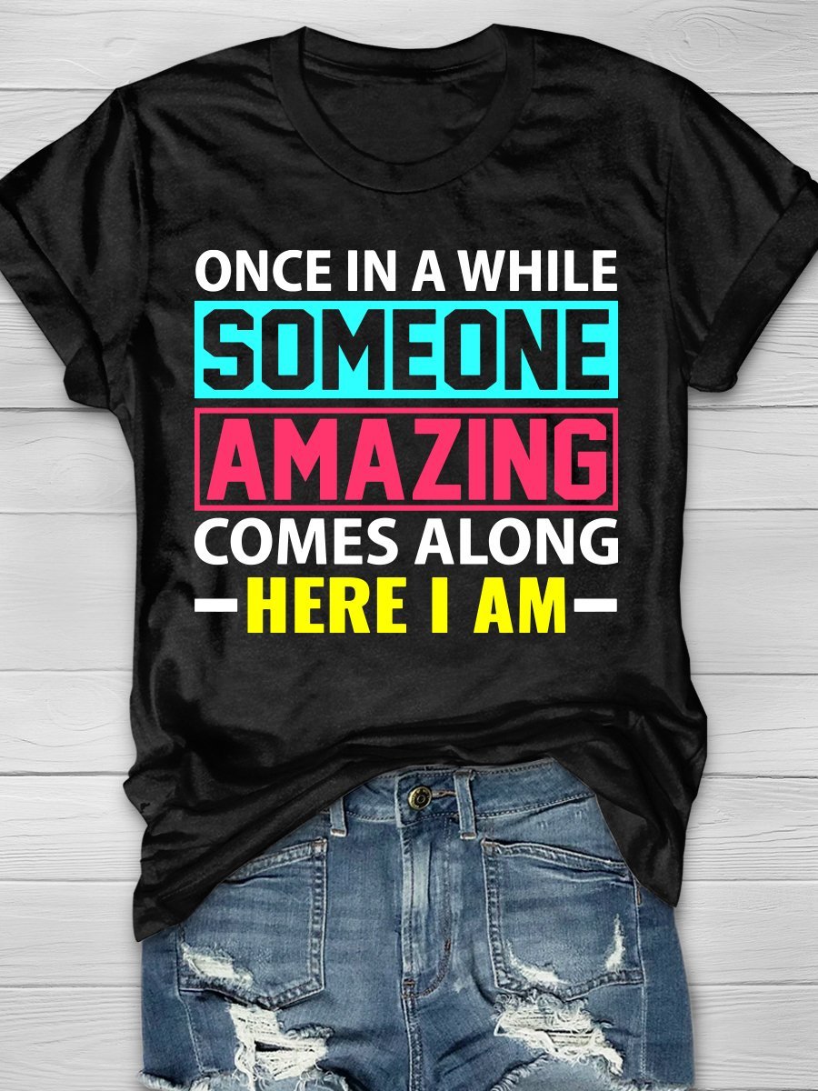Funny Teacher Print Graphic T-shirts