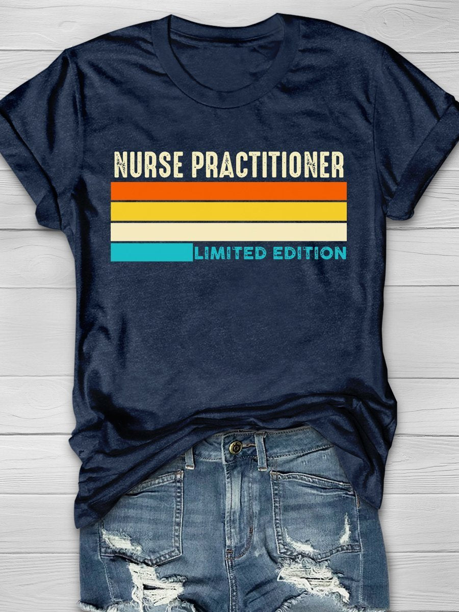 Nurse Practitioner Life Print Short Sleeve T-shirt