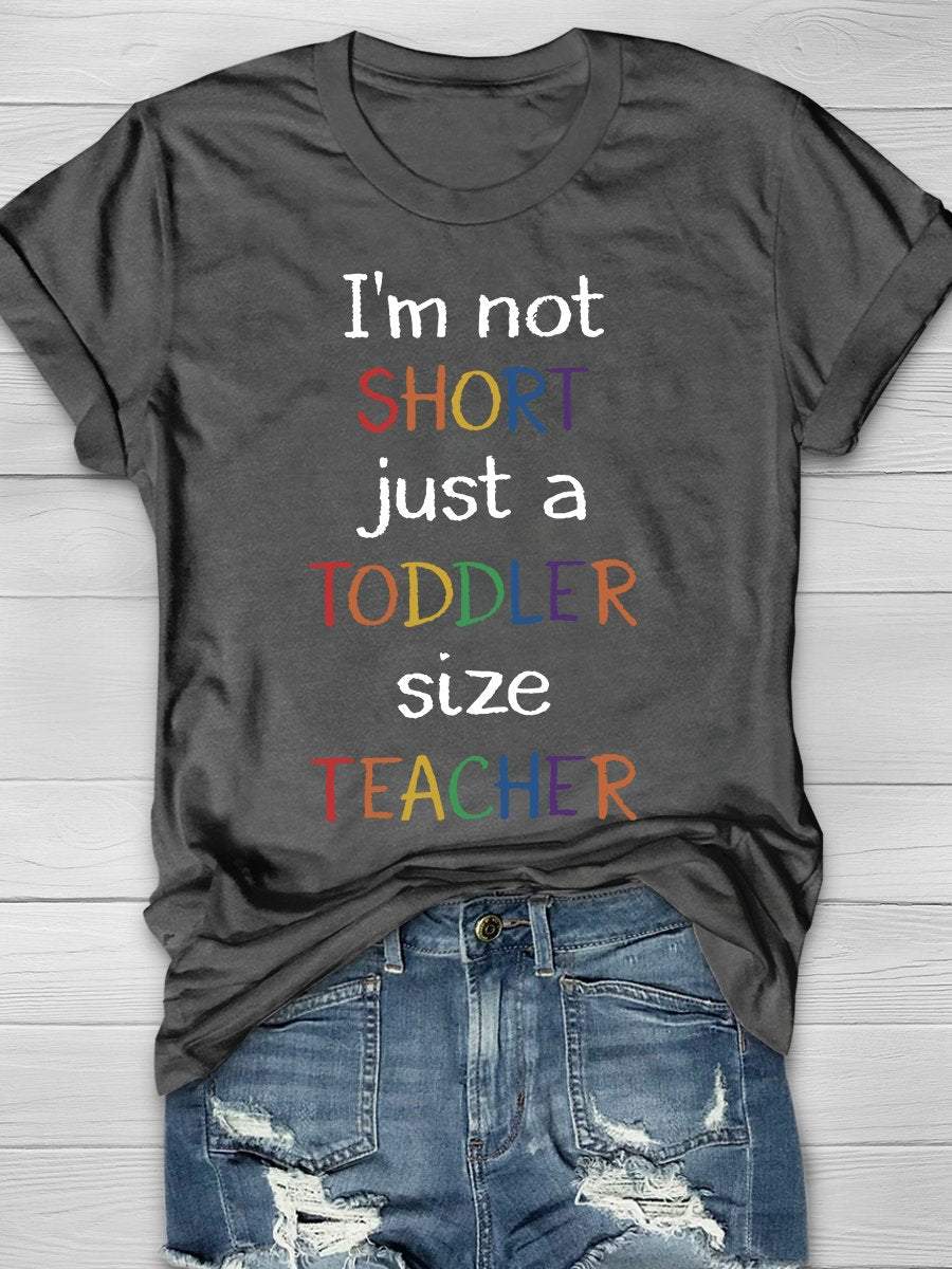 Funny Teacher Print Graphic T-shirts