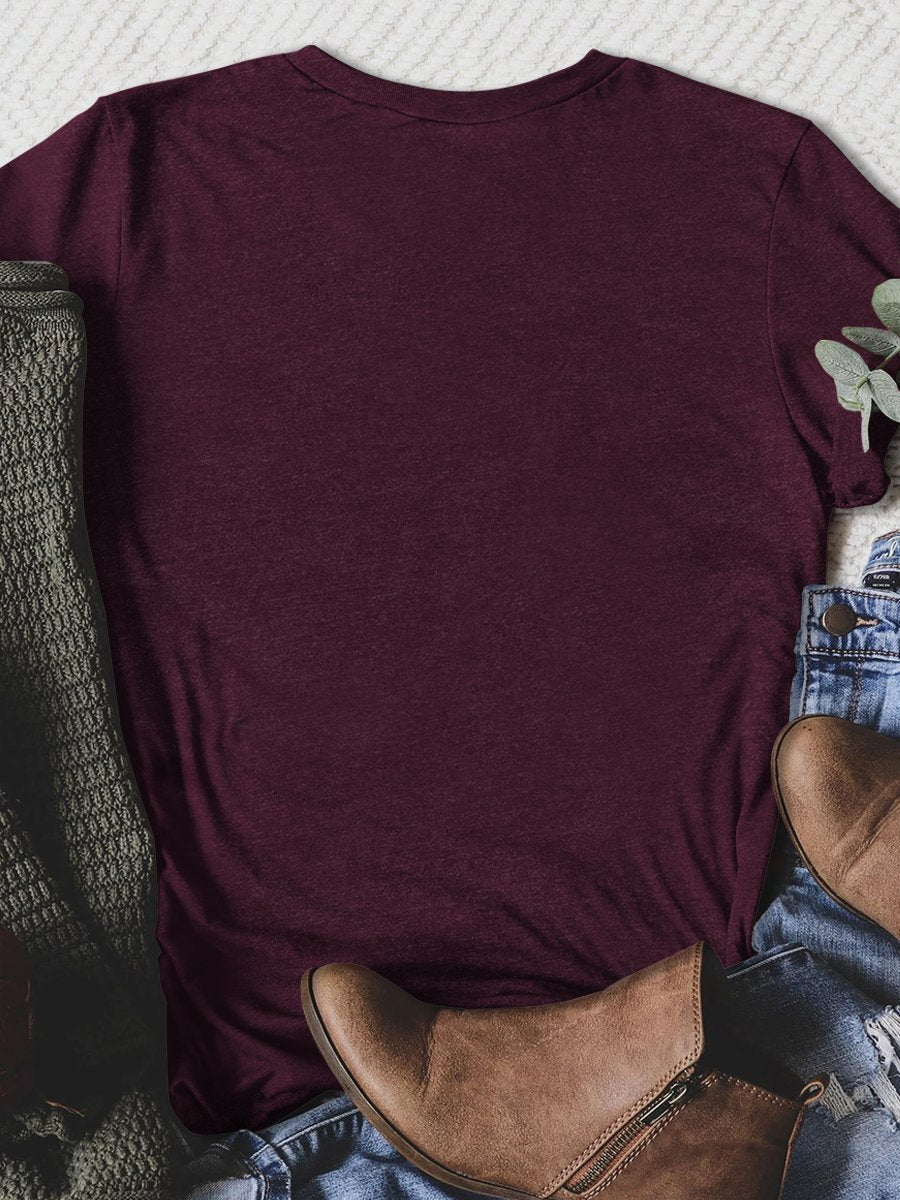 Best Way to a Woman's Heart Print Short Sleeve T-shirt