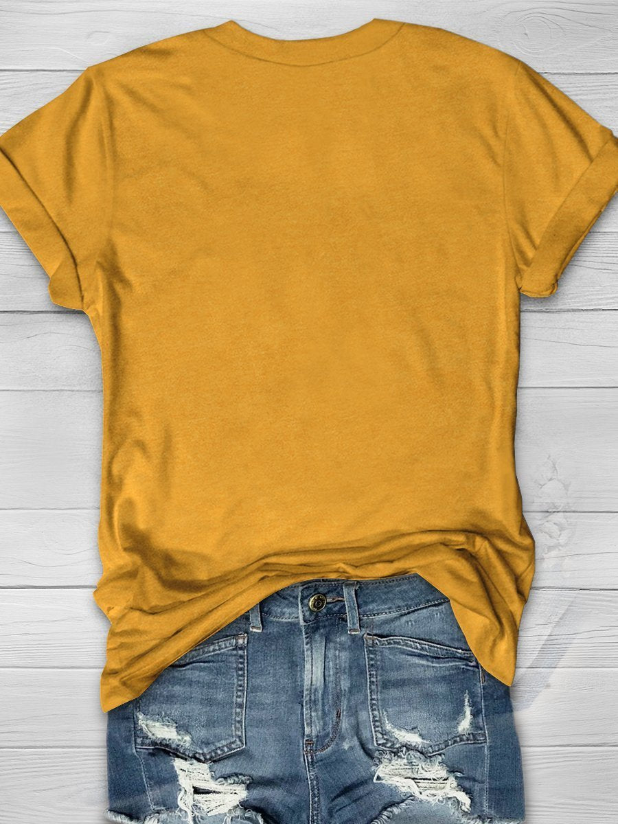4th Grade Teacher Print Graphic T-shirts