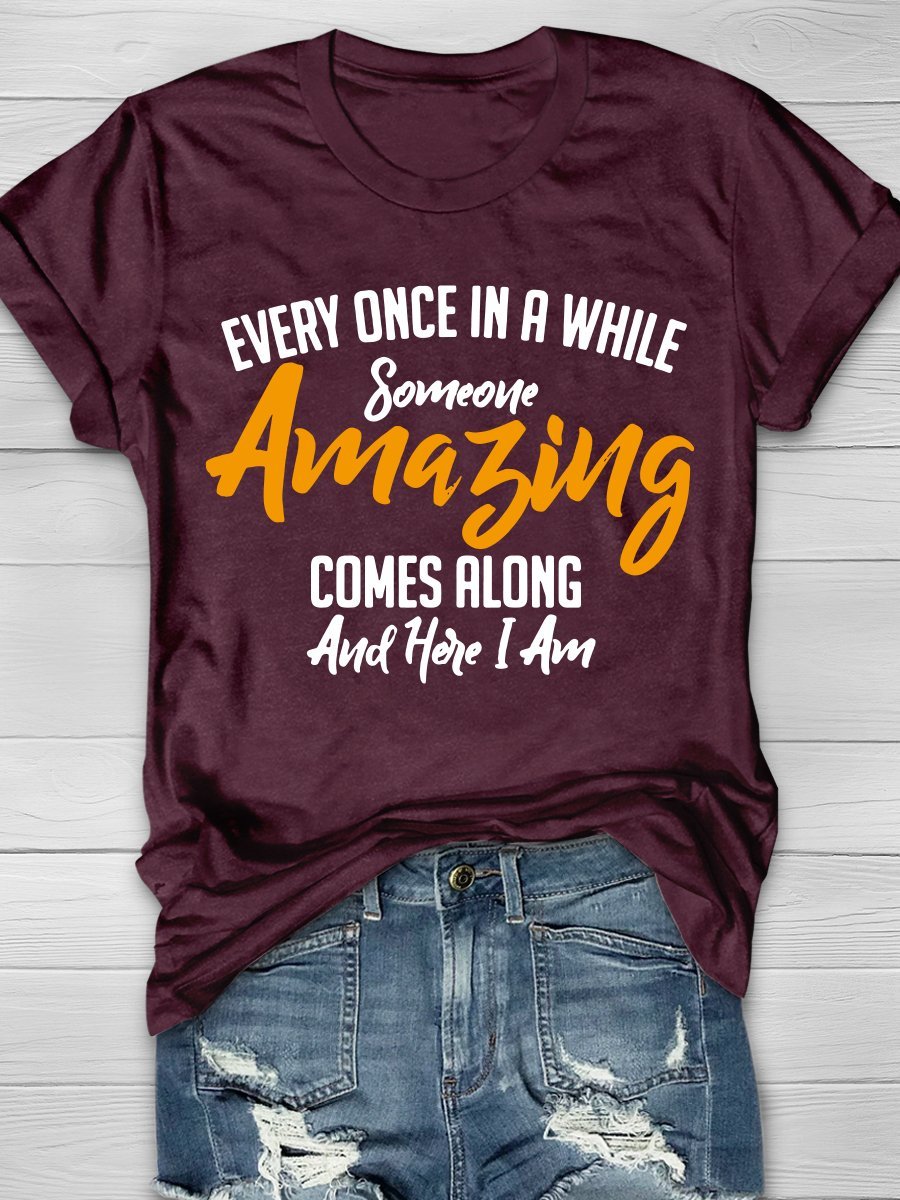 Funny Teacher Print Graphic T-shirts