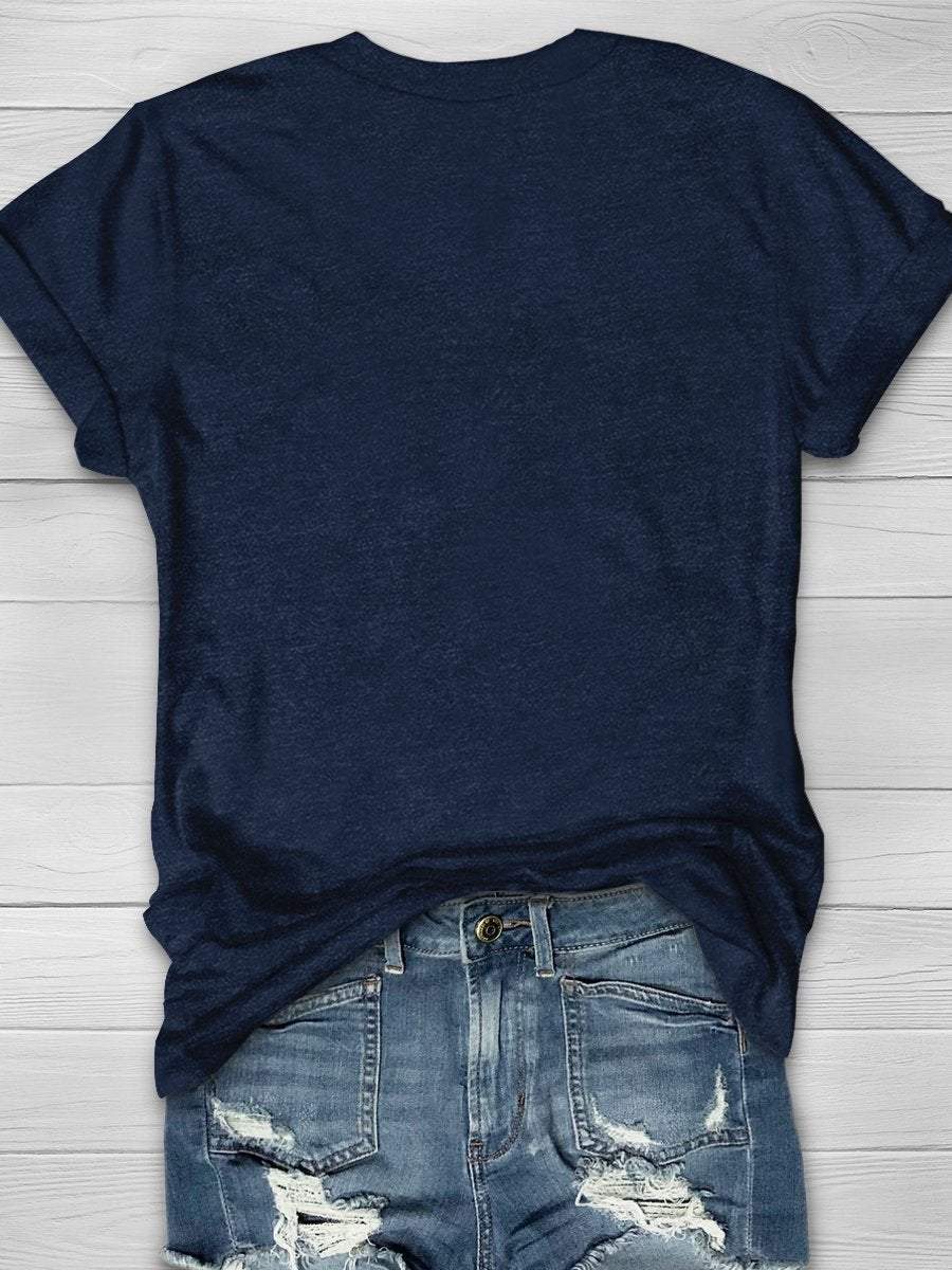Happy 100 Days School Print Graphic T-shirts