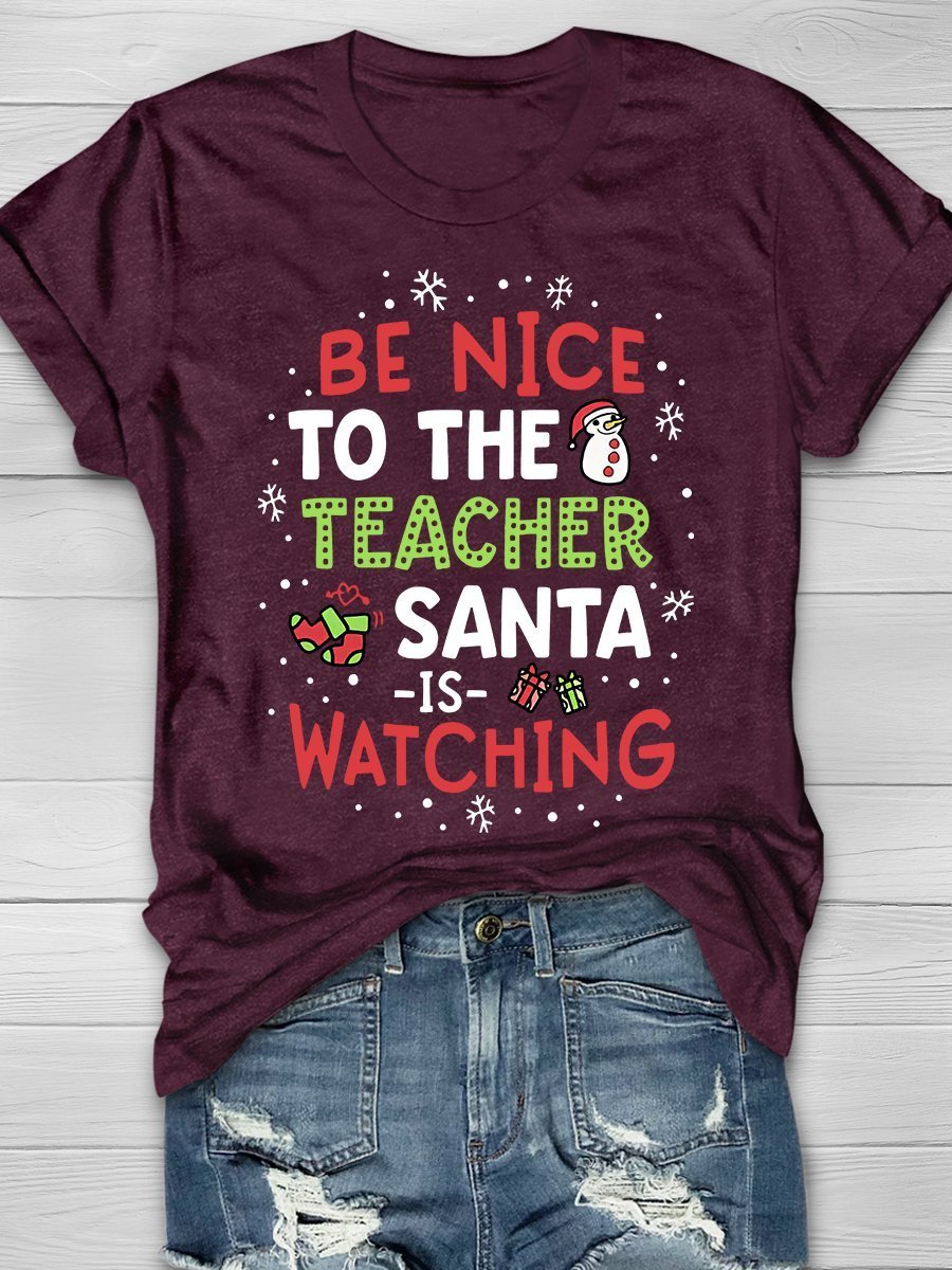 Teacher Print Graphic T-shirts
