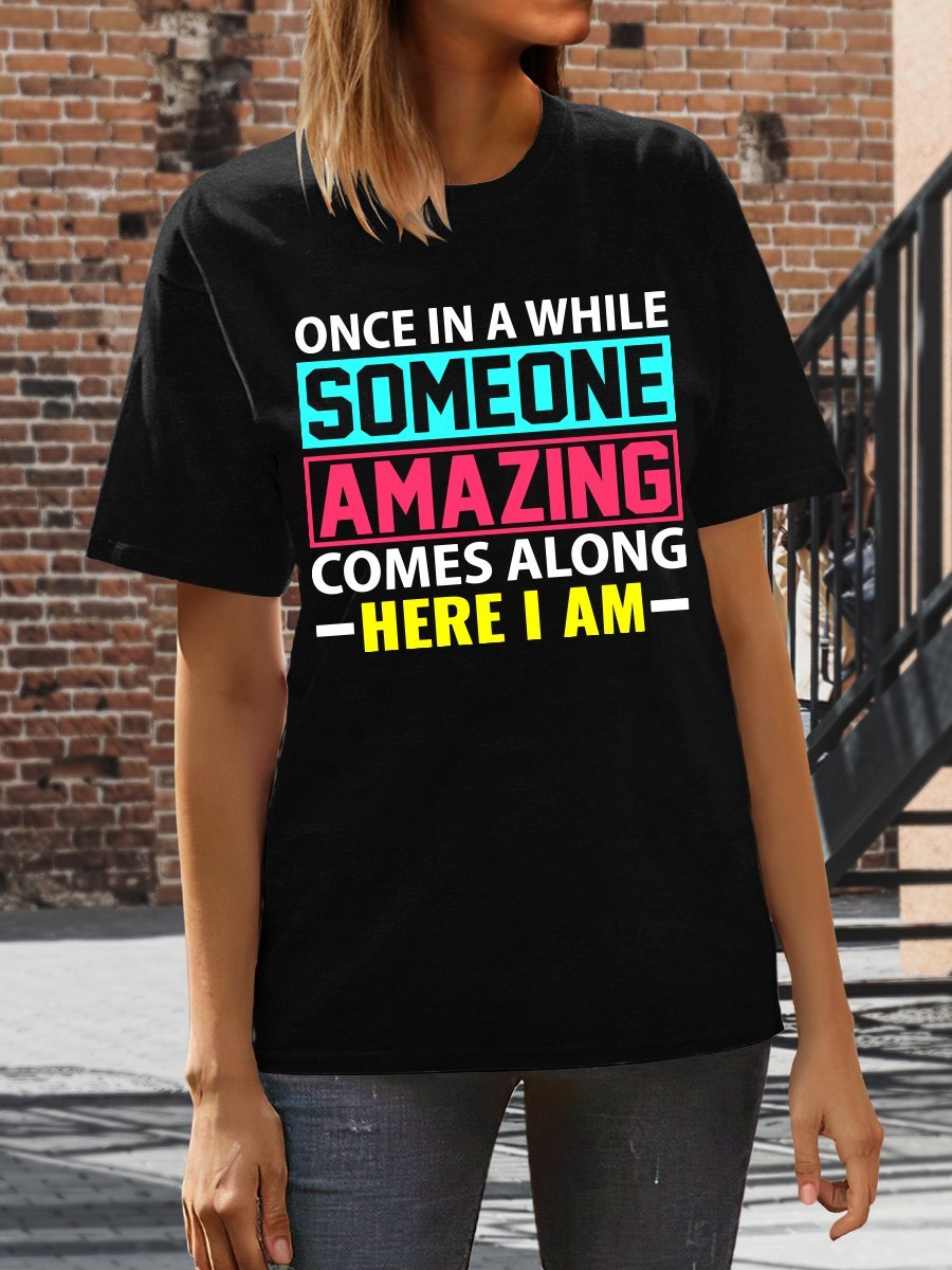Funny Teacher Print Graphic T-shirts