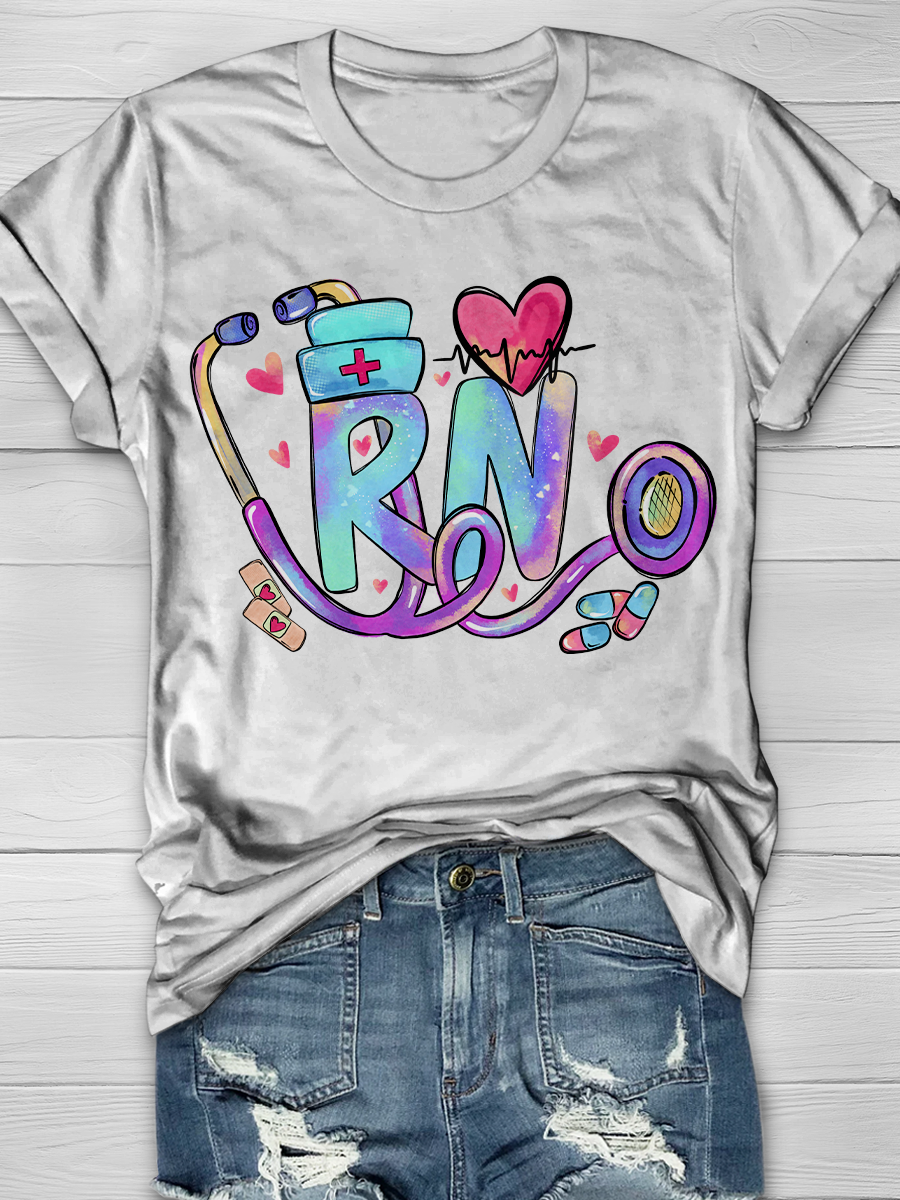 Registered Nurse Funny RN Graphic T-shirts