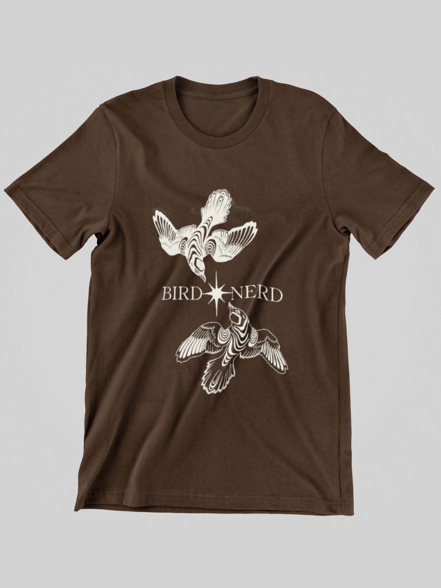 Bird Nerd Bird Watching Graphic T-shirt