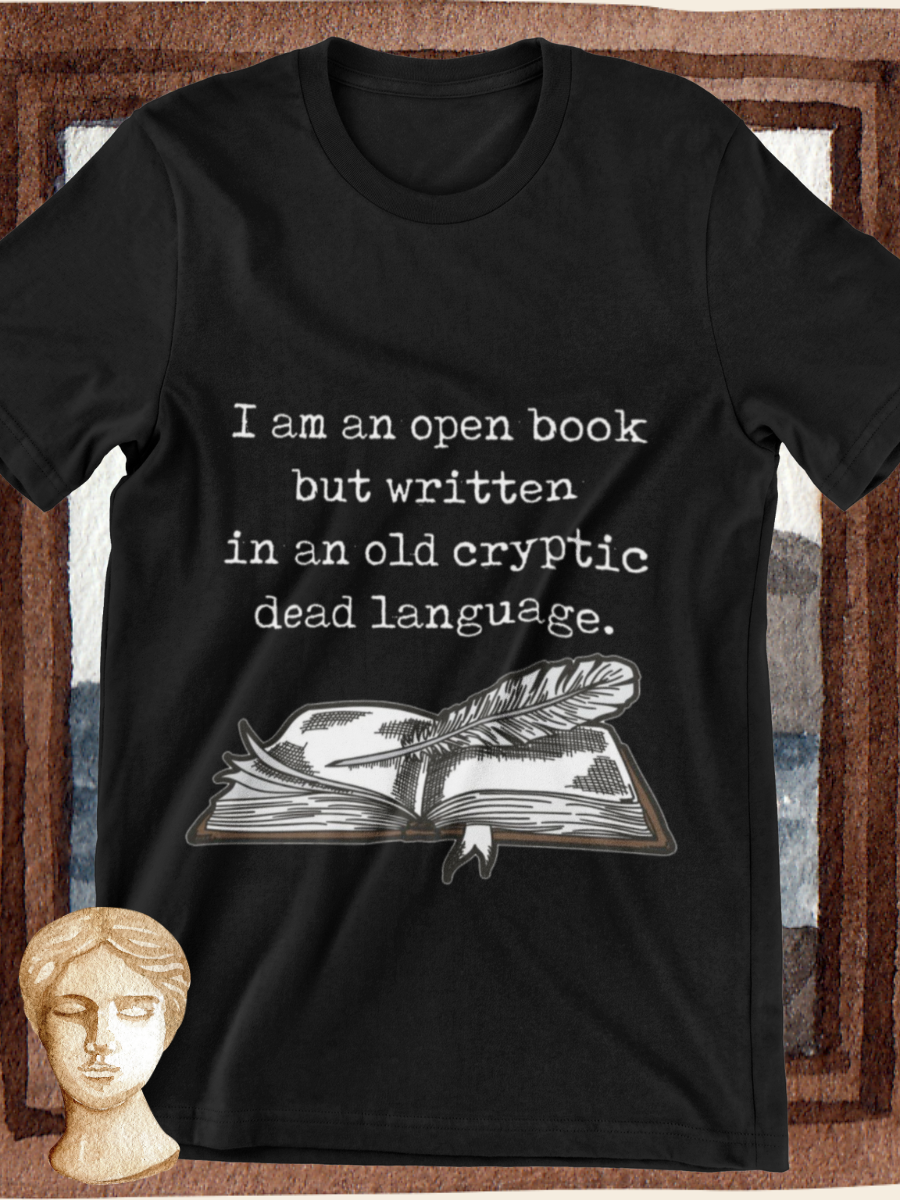 Dark Academia Book Graphic T-shirt