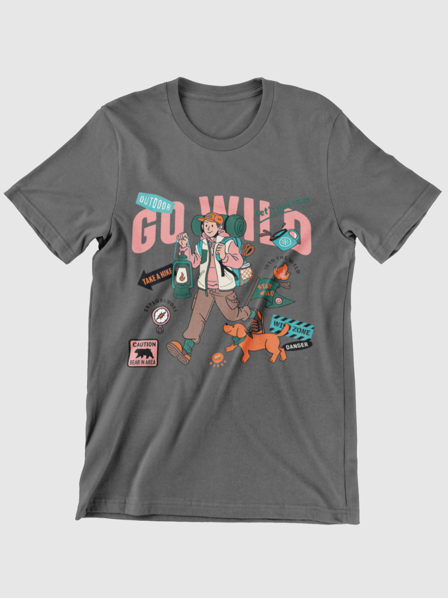 GO WILD Graphic T-shirt