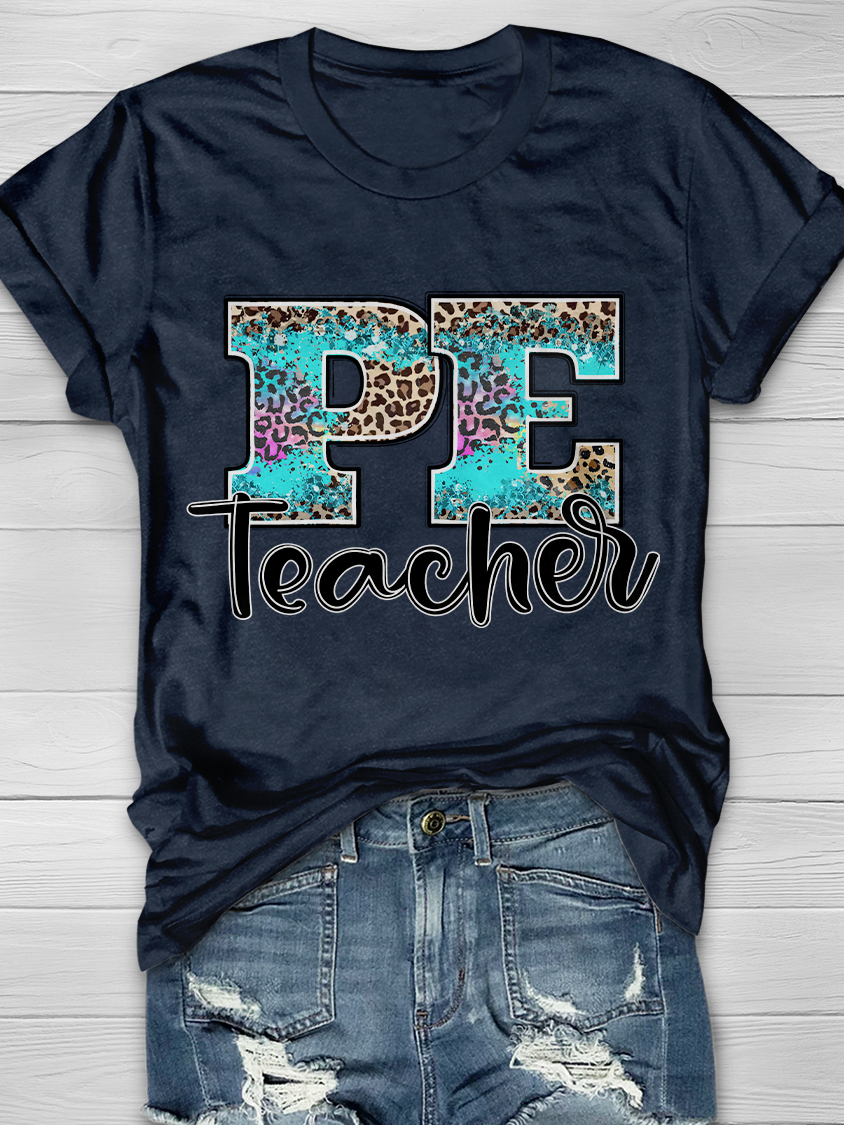 PE Teacher Graphic T-shirt