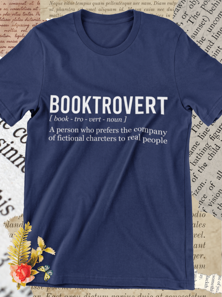 Booktrovert Meaning Graphic T-shirts
