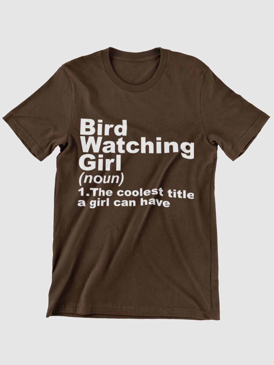 Bird Watching Girl Graphic T-shirt