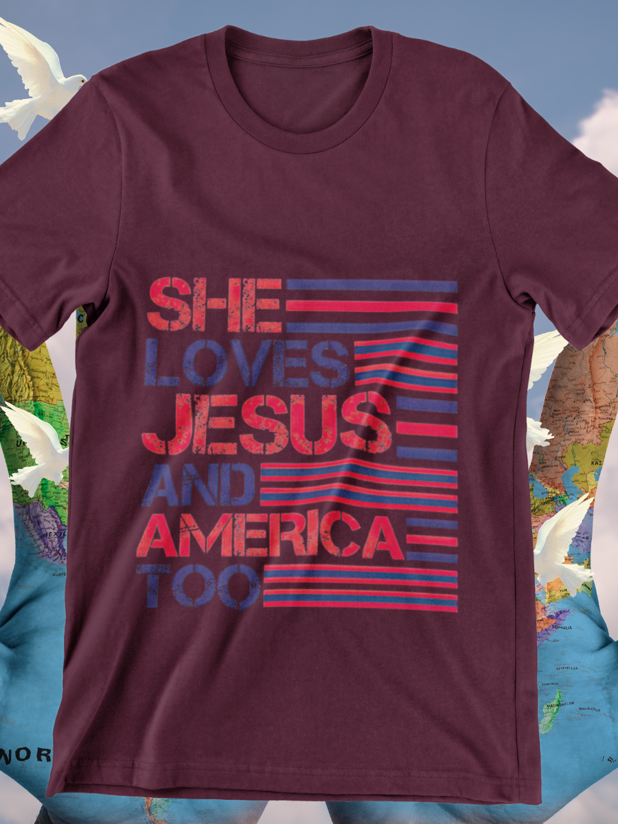 She Love Jesus Graphic T-shirts