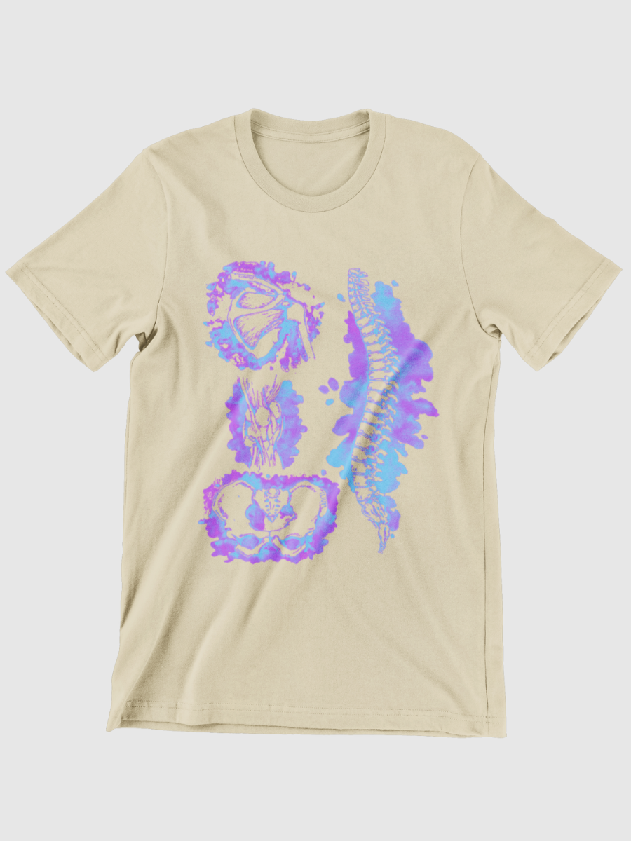 Ribs Skeletons Graphic T-shirt
