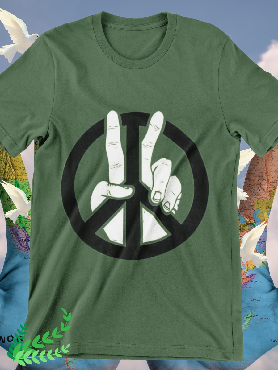 Peace Sign Graphic T-shirts
