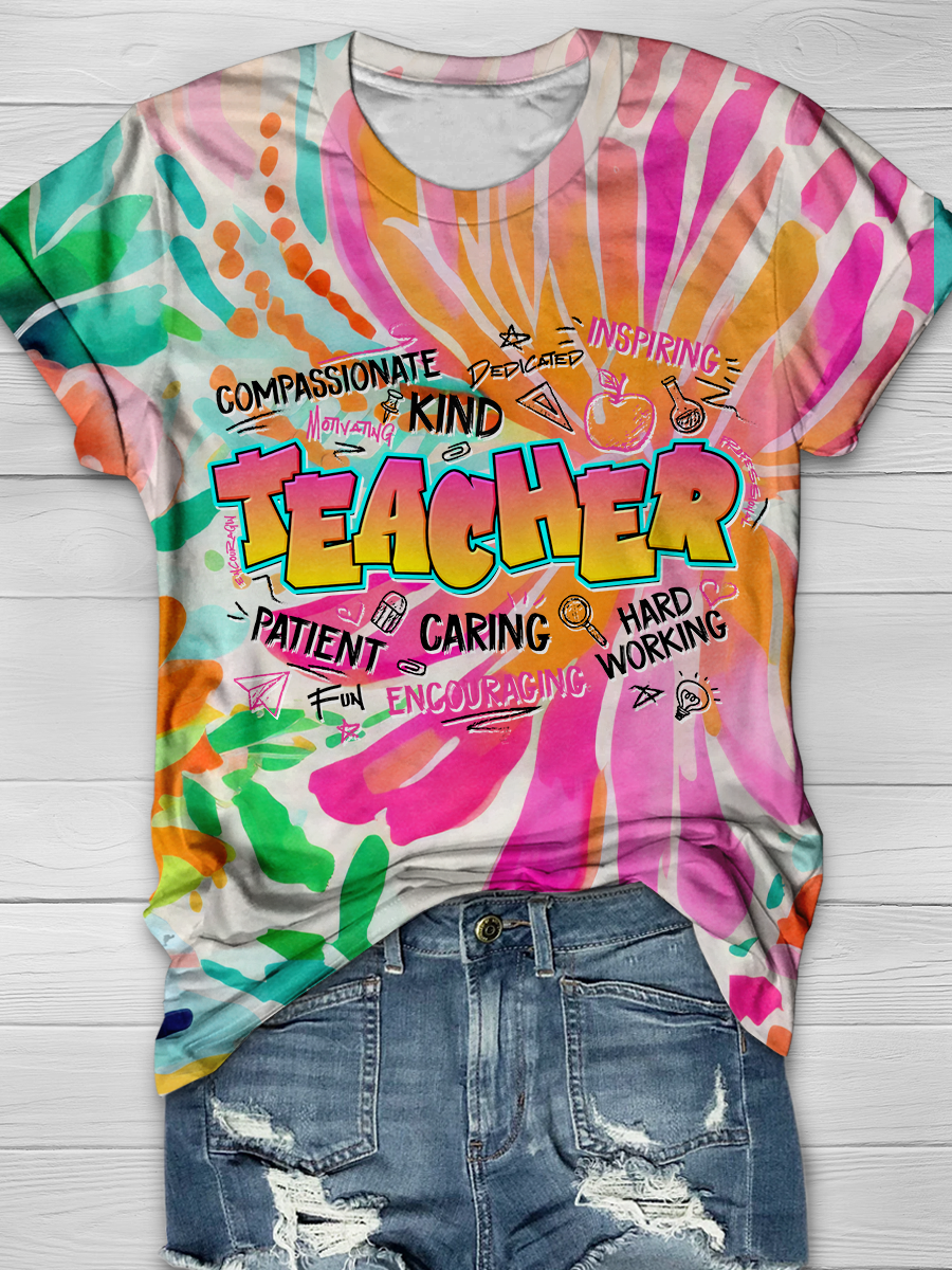 Teacher Appreciation Design Full Print T-shirt