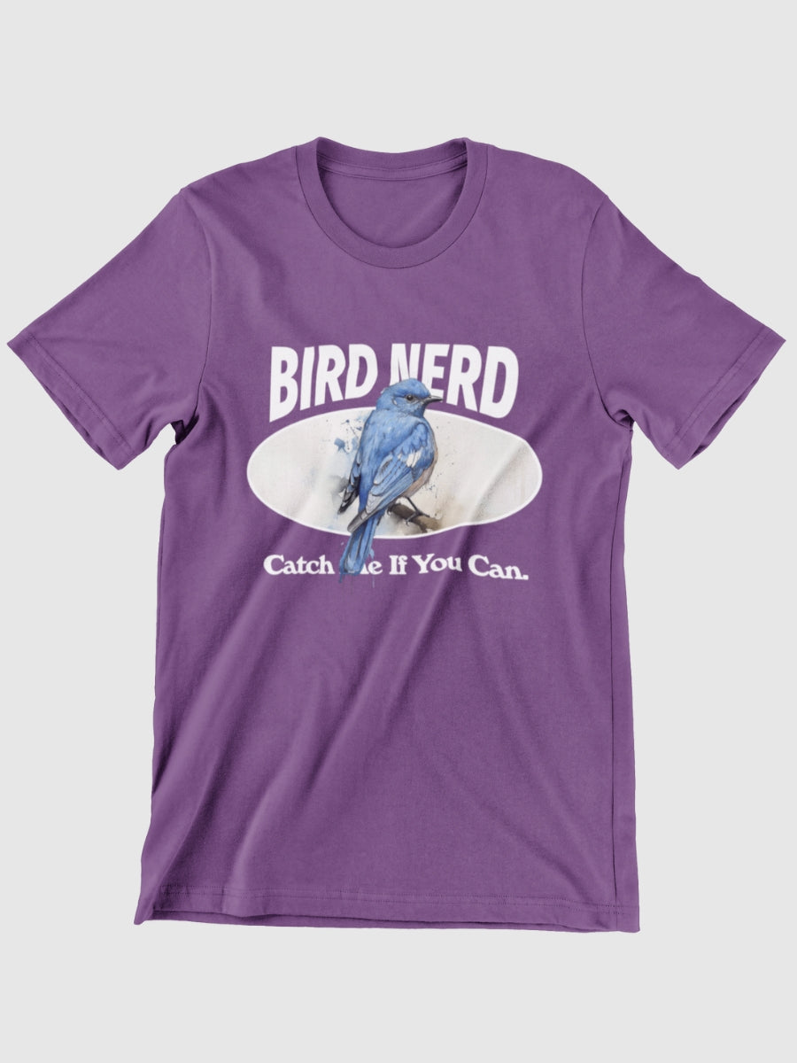 Bird Nerd Catch Me If You Can Graphic T-shirt