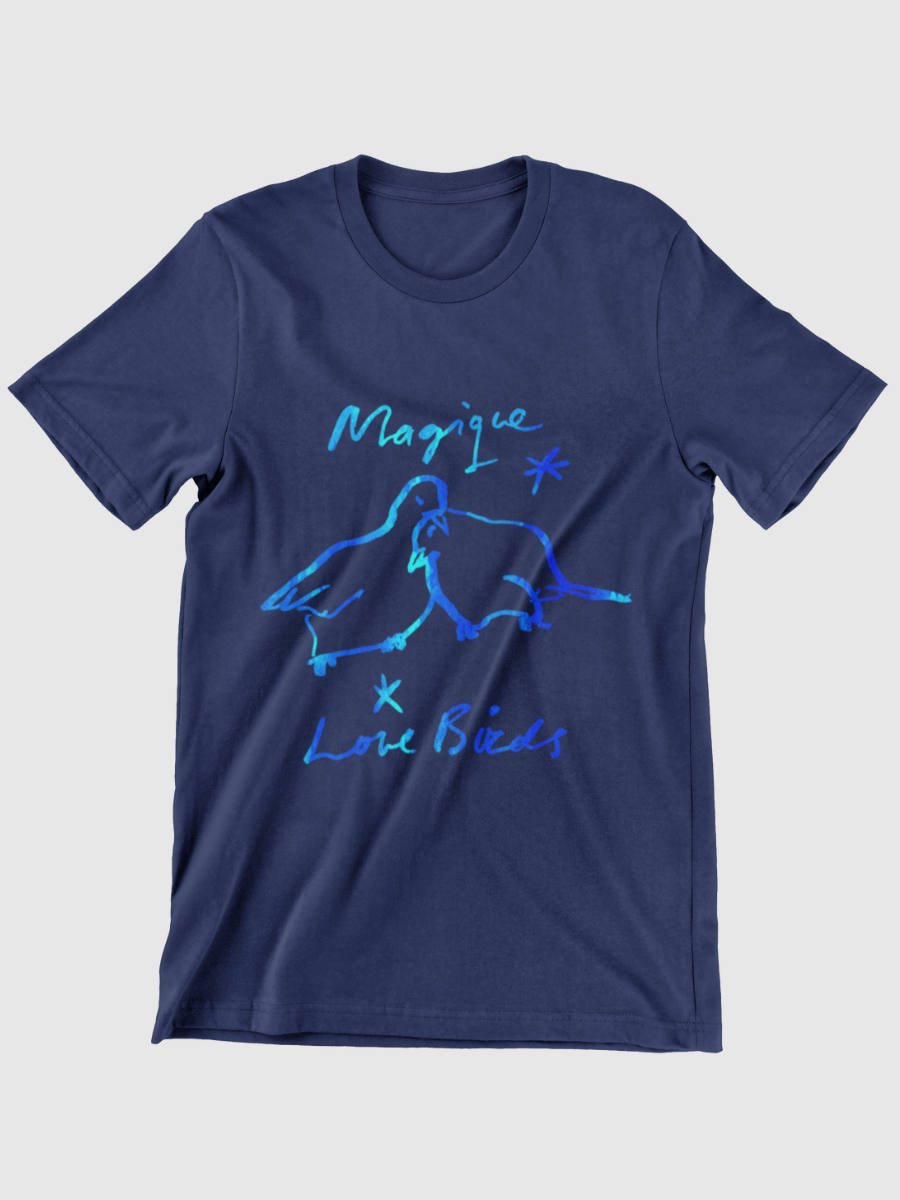 MAGIQUE LOVE BIRDS Graphic T-shirt