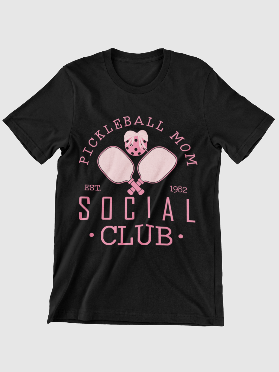 Pickleball Mom Social Club Graphic T-shirt