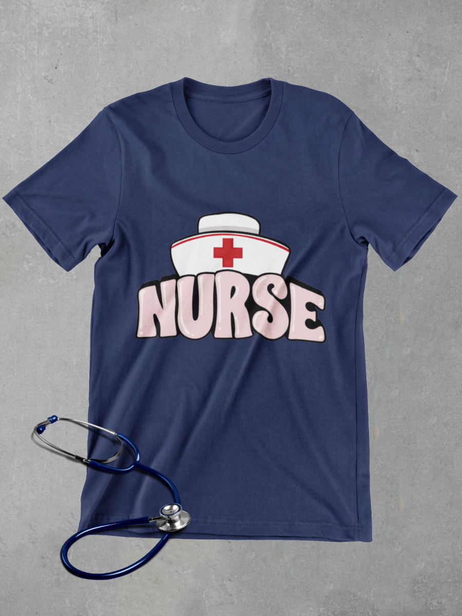 Nurse Hat Graphic T-shirt