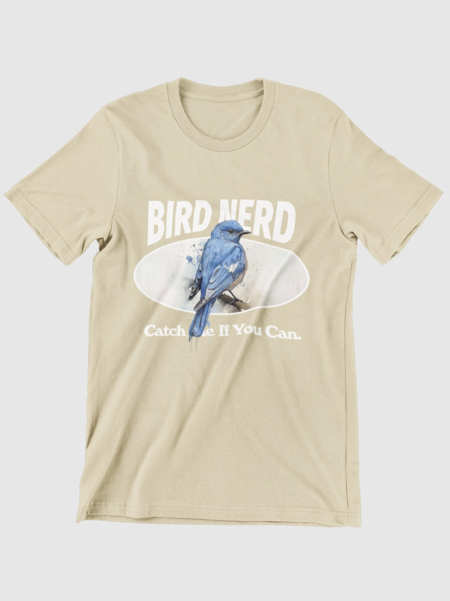 Bird Nerd Catch Me If You Can Graphic T-shirt