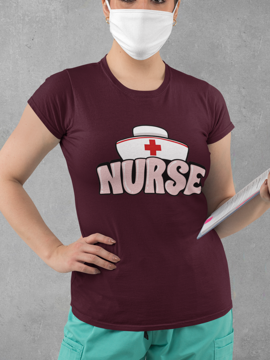 Nurse Hat Graphic T-shirt