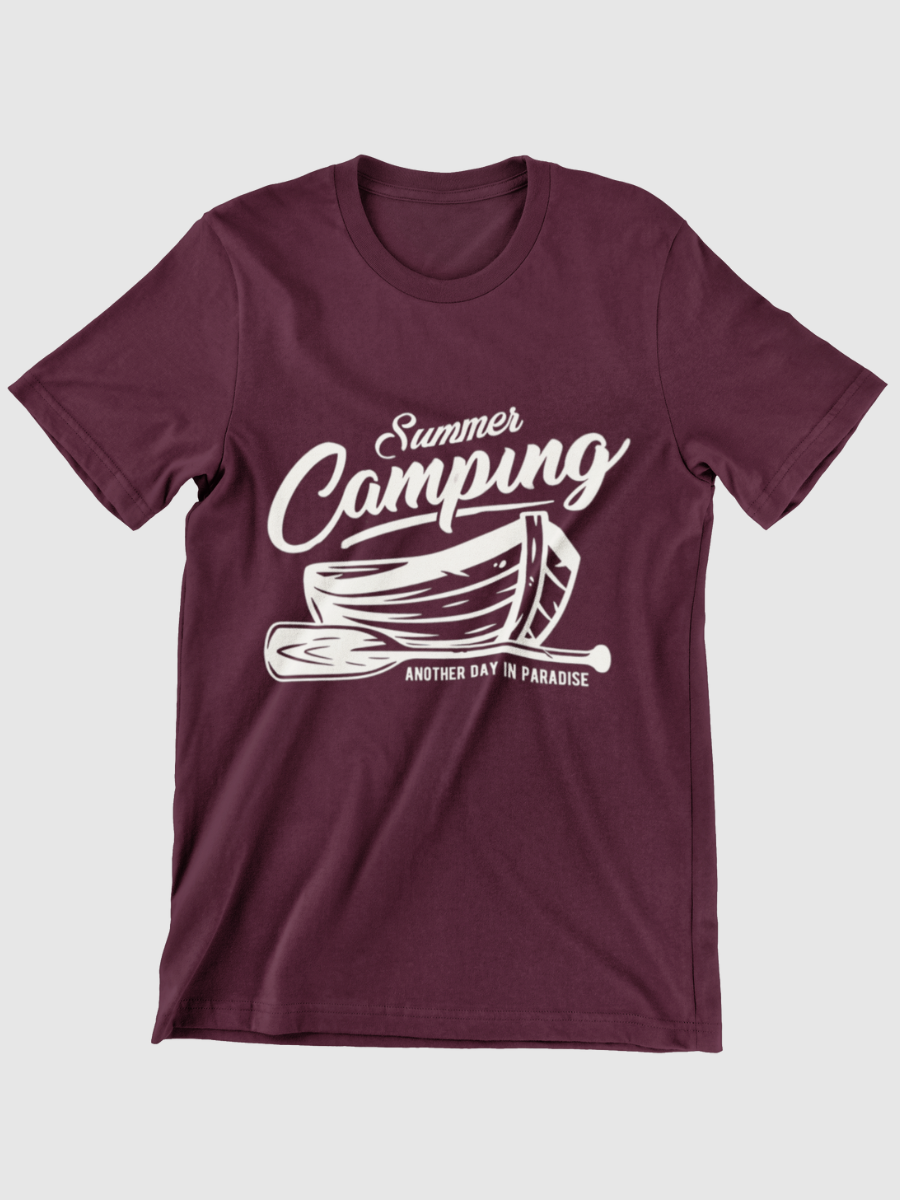 Summer Camping Graphic T-shirt