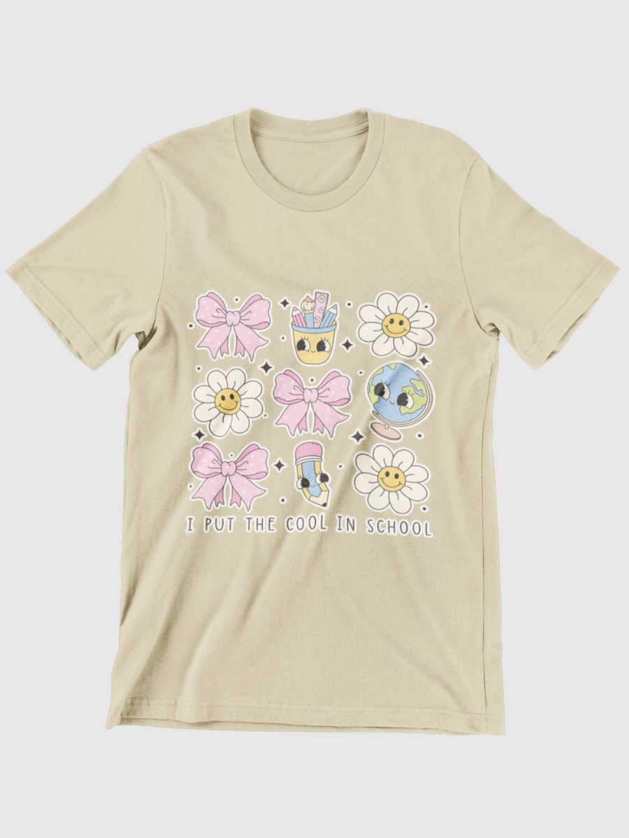 I Put the Cool In School Graphic T-shirt