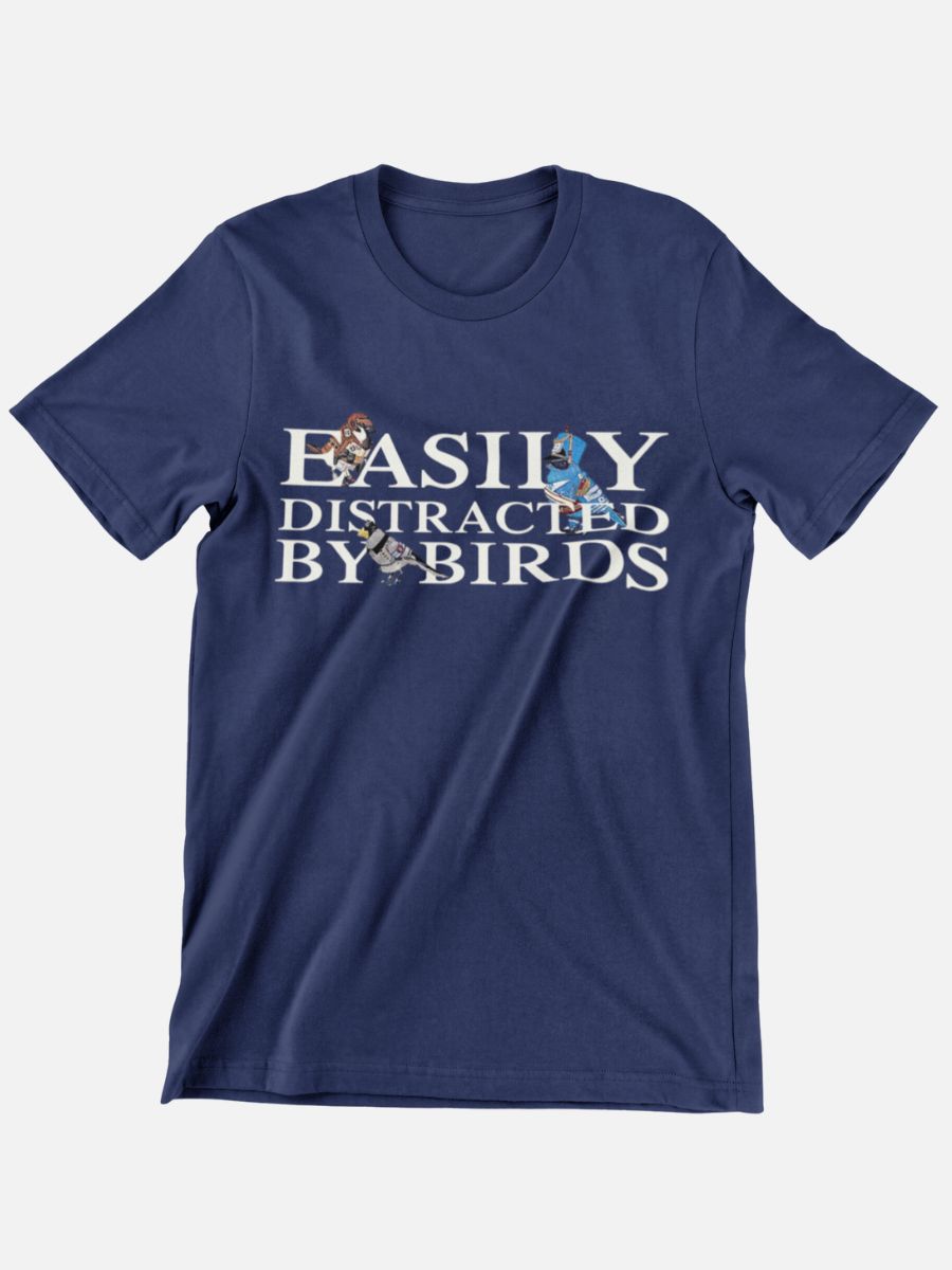 Bird Watching Easily Distracted By Birds Graphic T-shirt