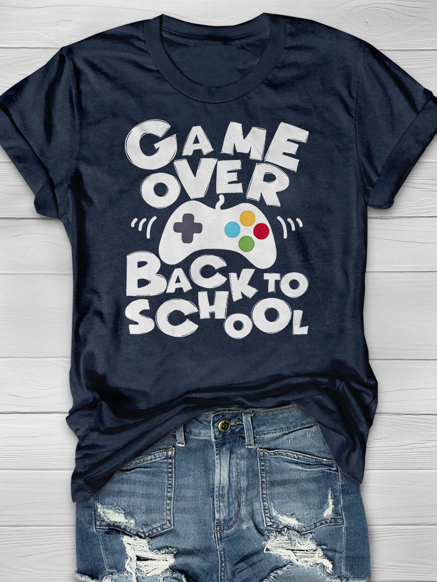 Game On Kindergarten Print Graphic T-shirts