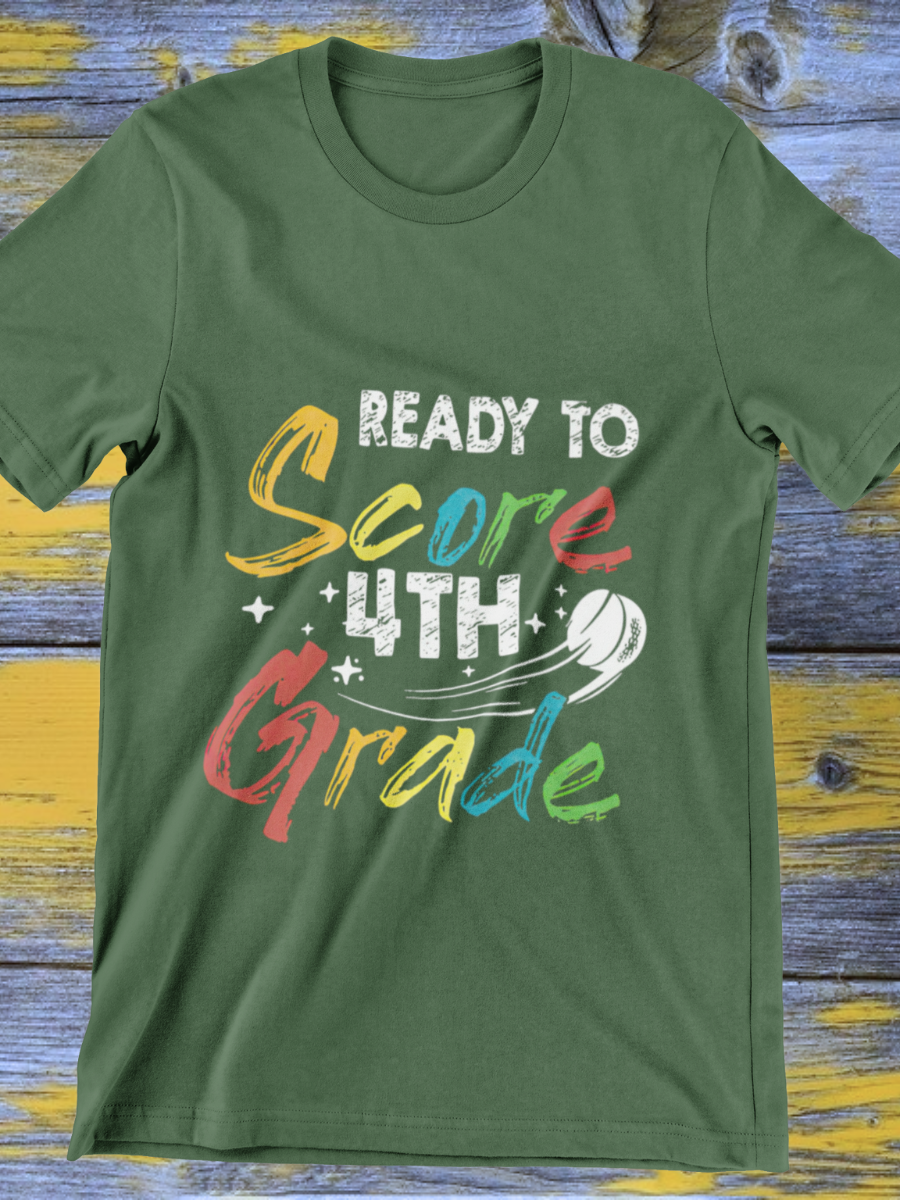 Ready To Score 4th Grade Teacher Graphic T-shirt