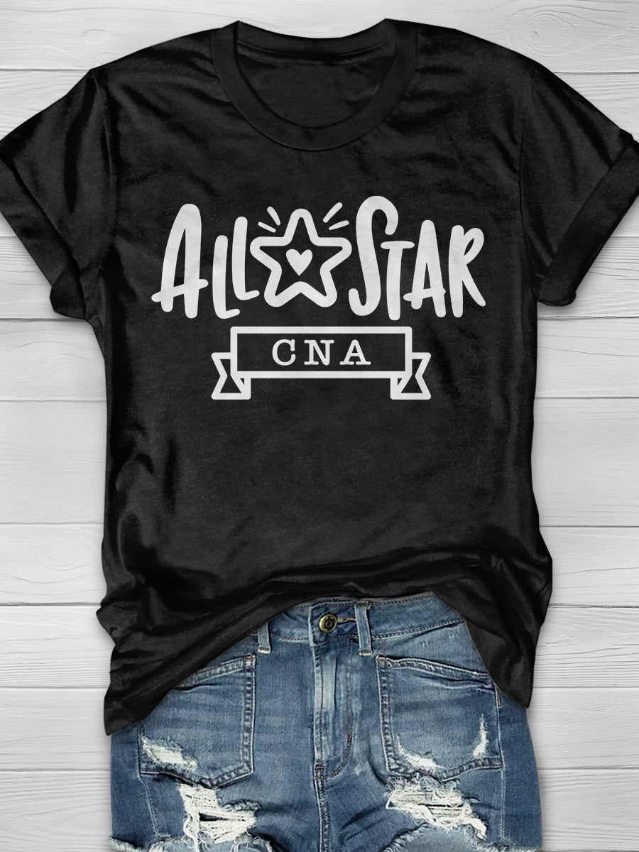 CNA All Star Print Short Sleeve T-shirt