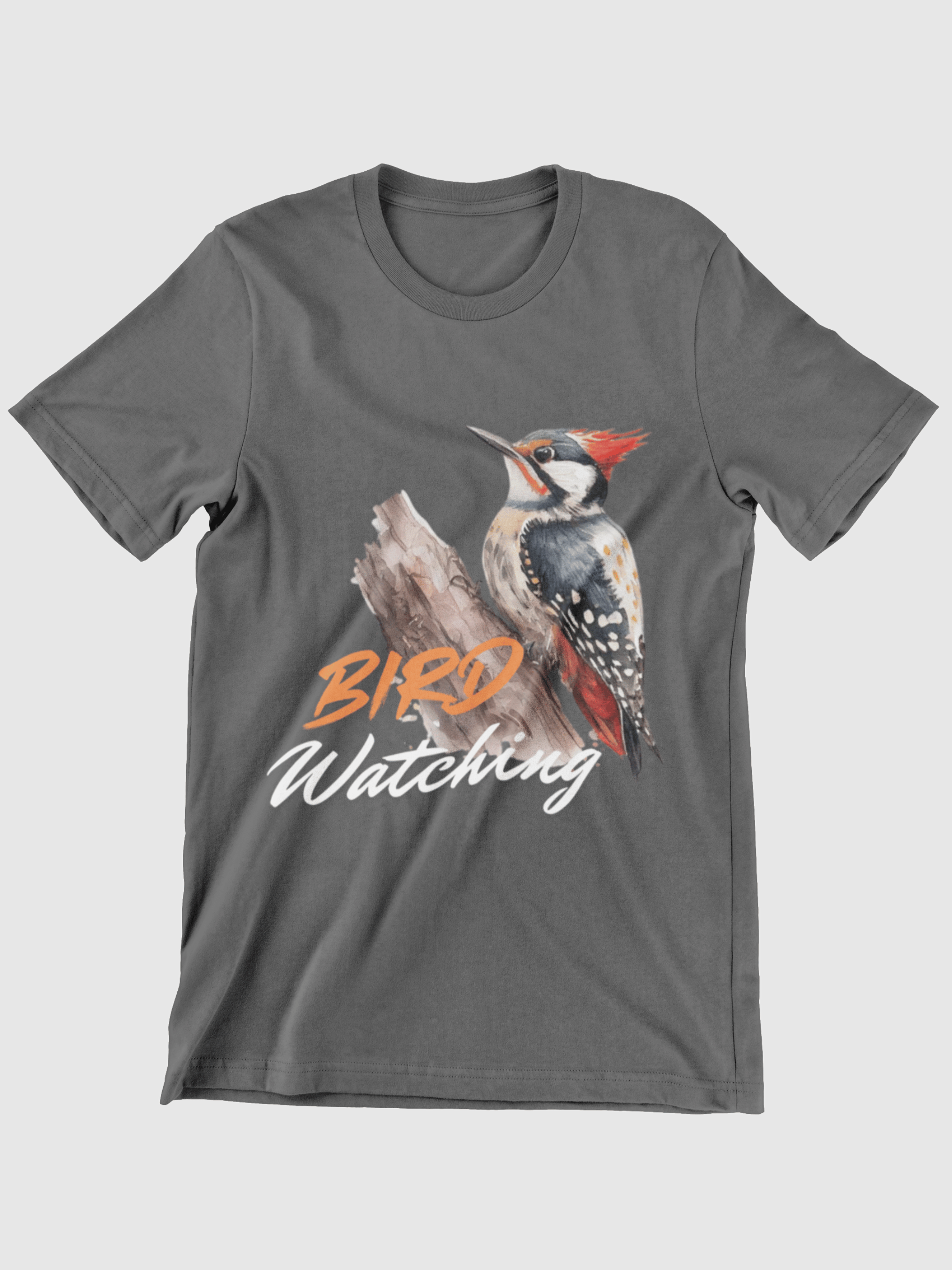 Birdwatching Woodpecker Graphic T-shirt