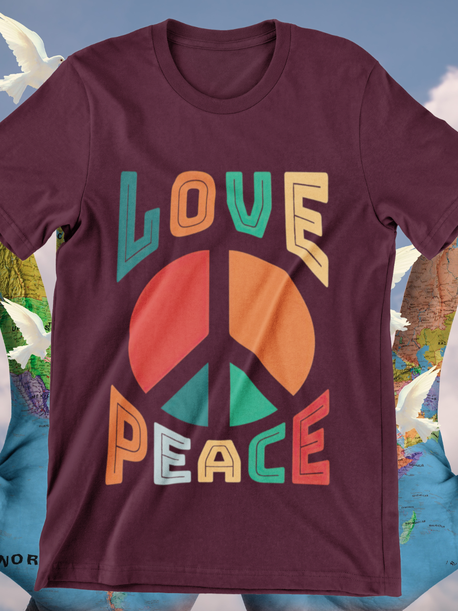Love And Peace Graphic T-shirts
