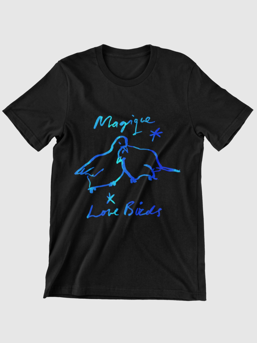 MAGIQUE LOVE BIRDS Graphic T-shirt