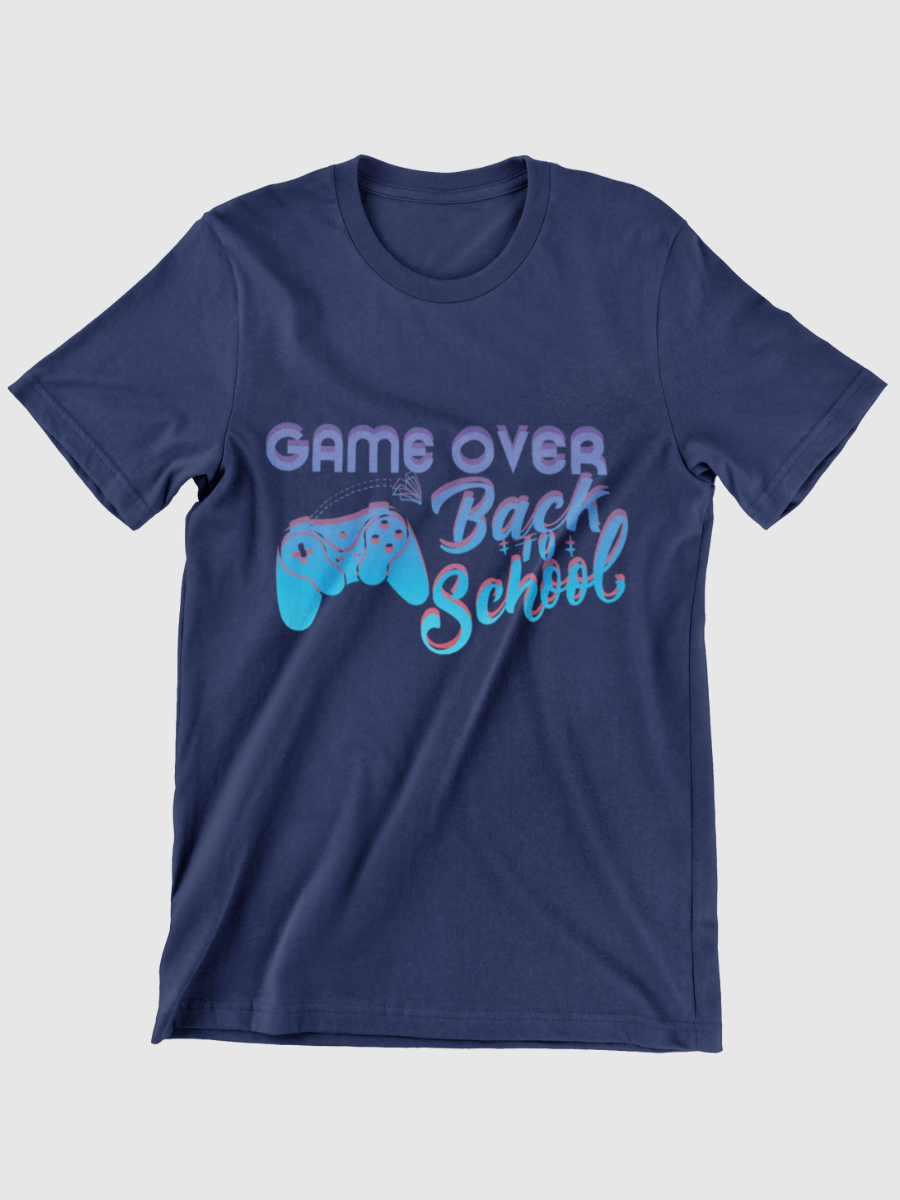 Game Over Back To School Graphic T-shirt