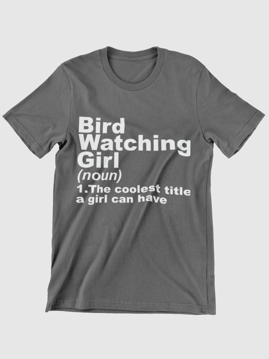 Bird Watching Girl Graphic T-shirt