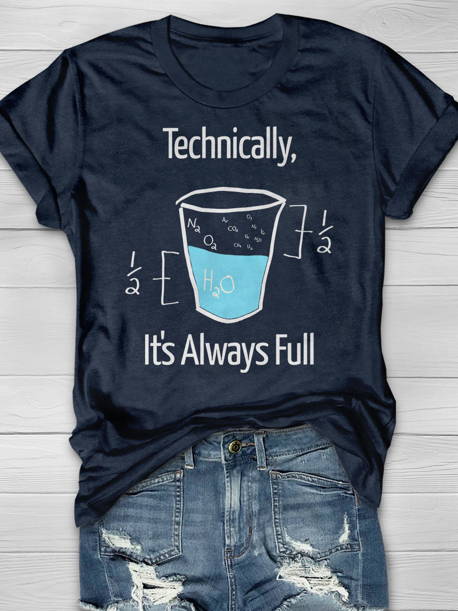 Science is Optimistic Print Graphic T-shirts