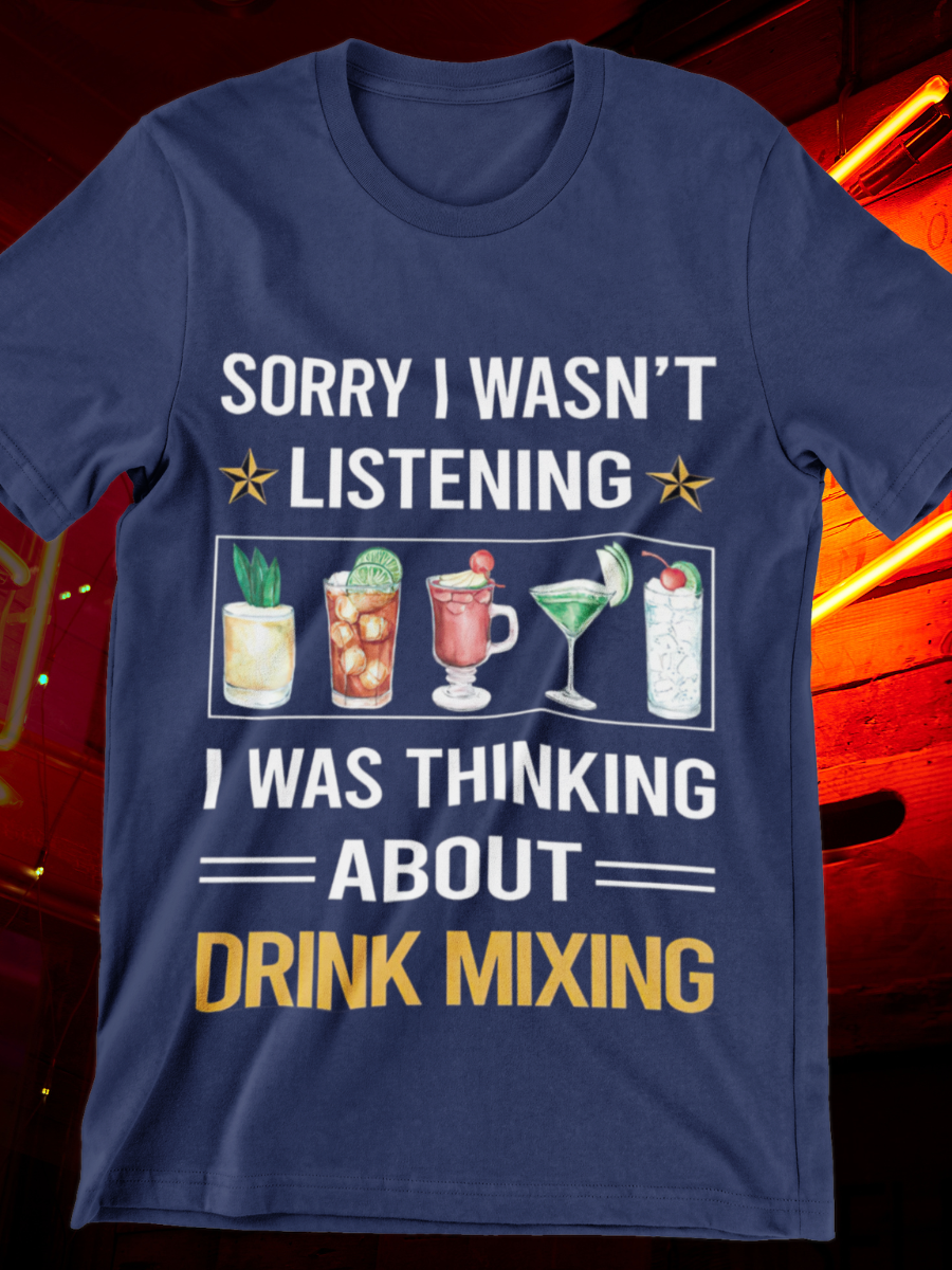 Drink Mixing Bartender Graphic T-shirt
