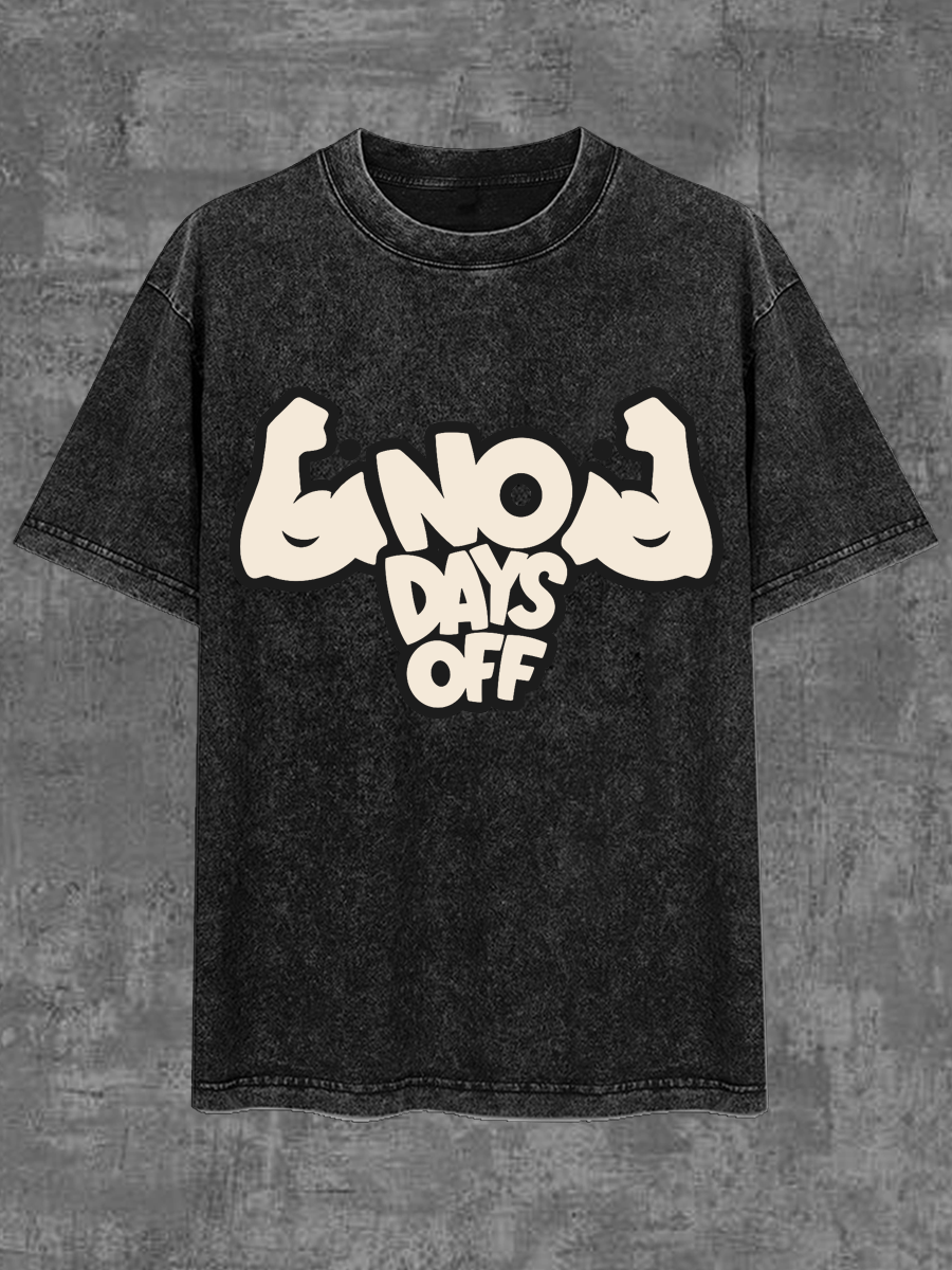 No Days Off Vintage Washed T-shirt