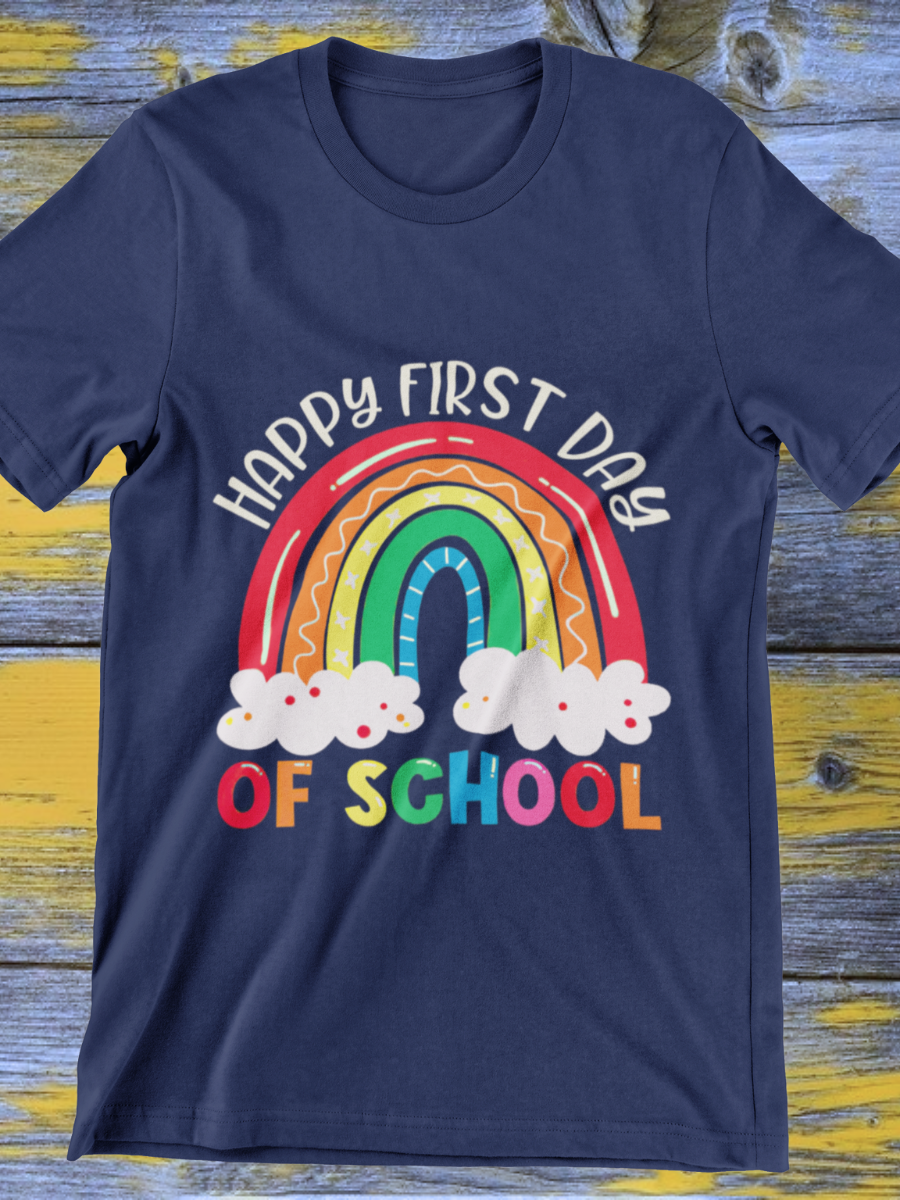 Happy First Day Of School Teacher Graphic T-shirt