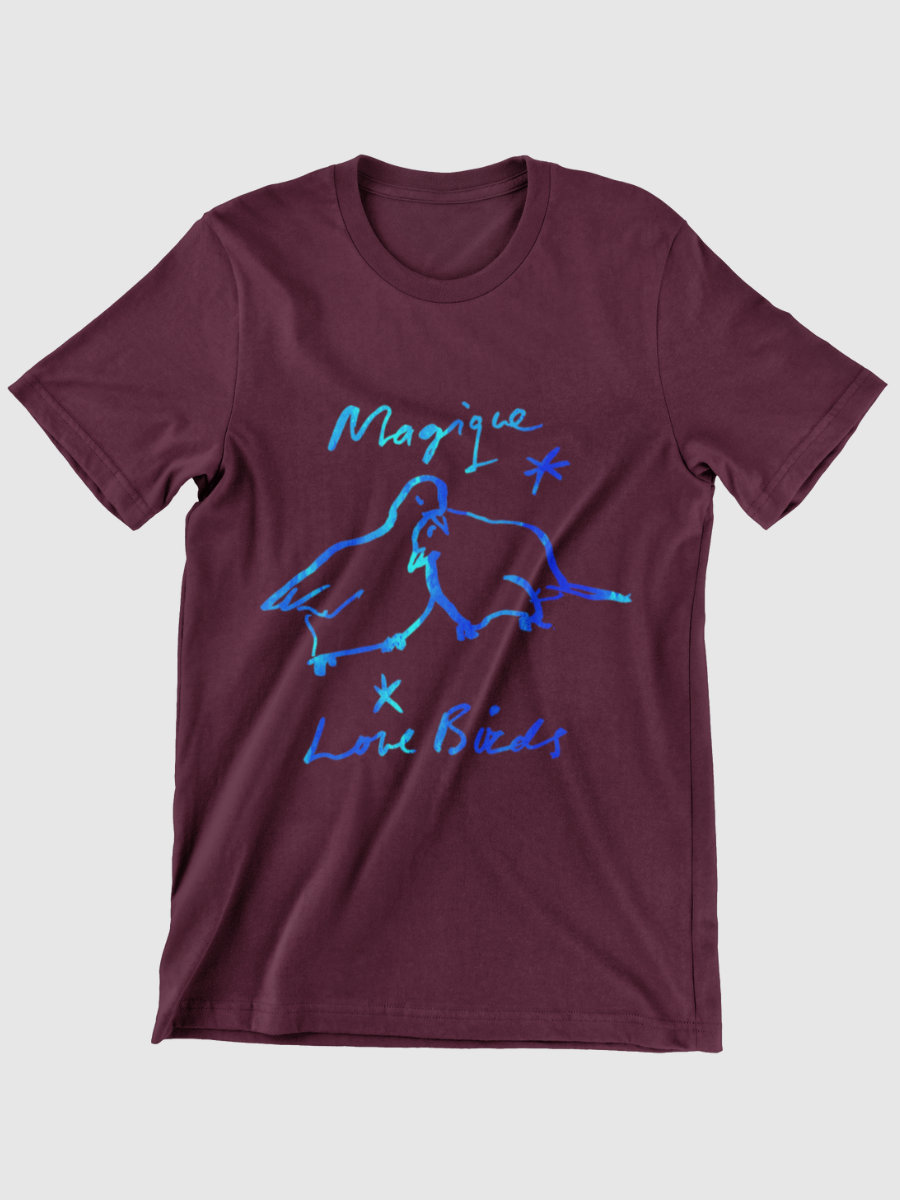 MAGIQUE LOVE BIRDS Graphic T-shirt