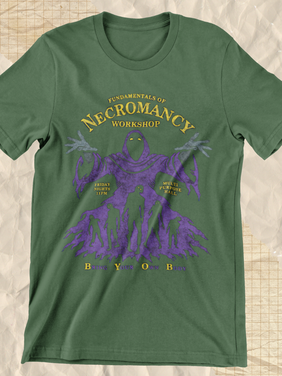 Necromancy Workshop Graphic T-shirt