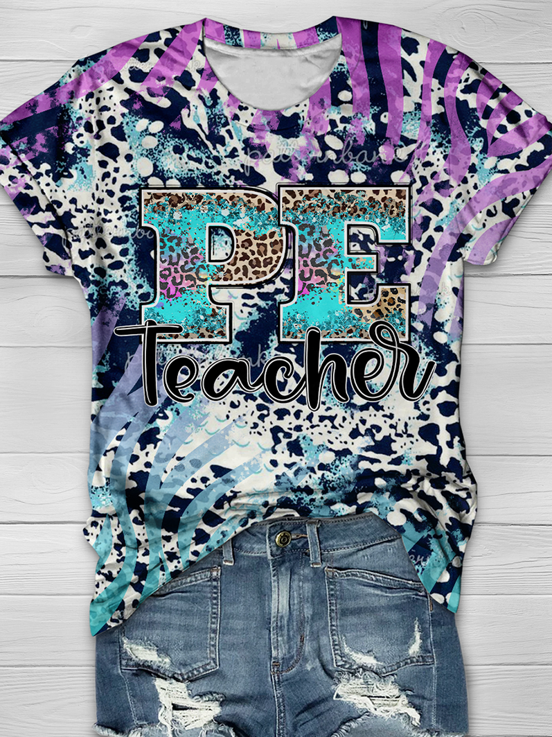 PE Teacher Full Print T-shirt