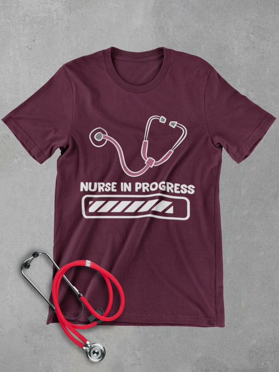 Nurse In Progress Graphic T-shirt