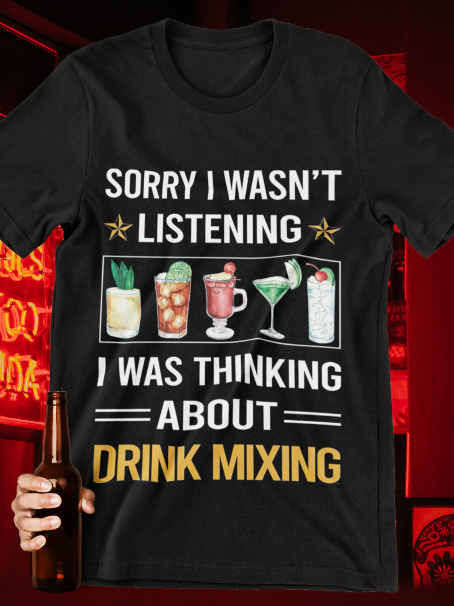 Drink Mixing Bartender Graphic T-shirt