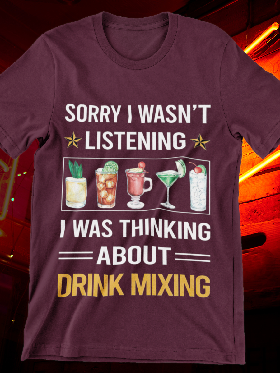 Drink Mixing Bartender Graphic T-shirt